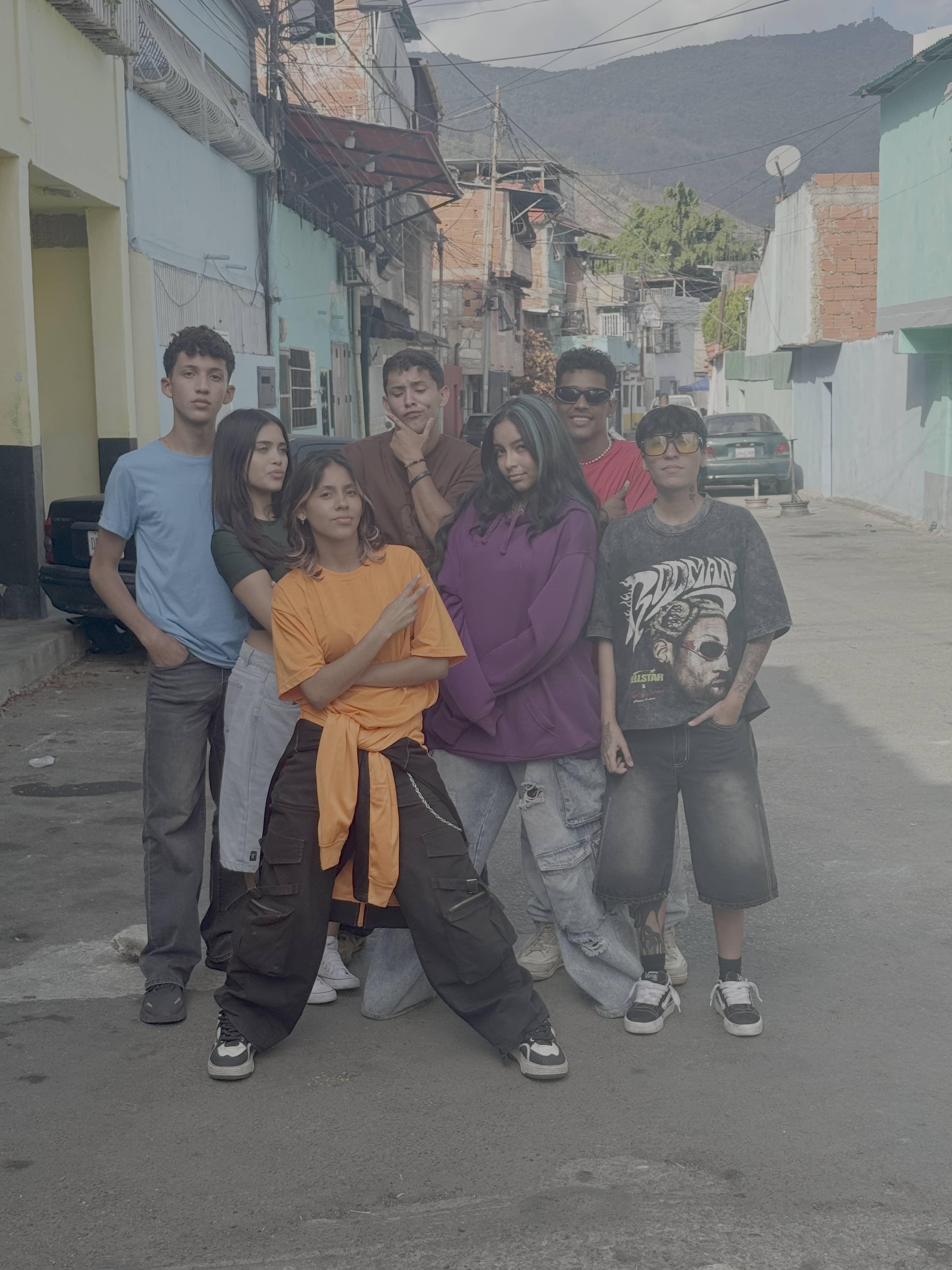 Los Chicos del Barrio en la grabación de su 3er Capítulo junto a Mariansanchez y Azuaje